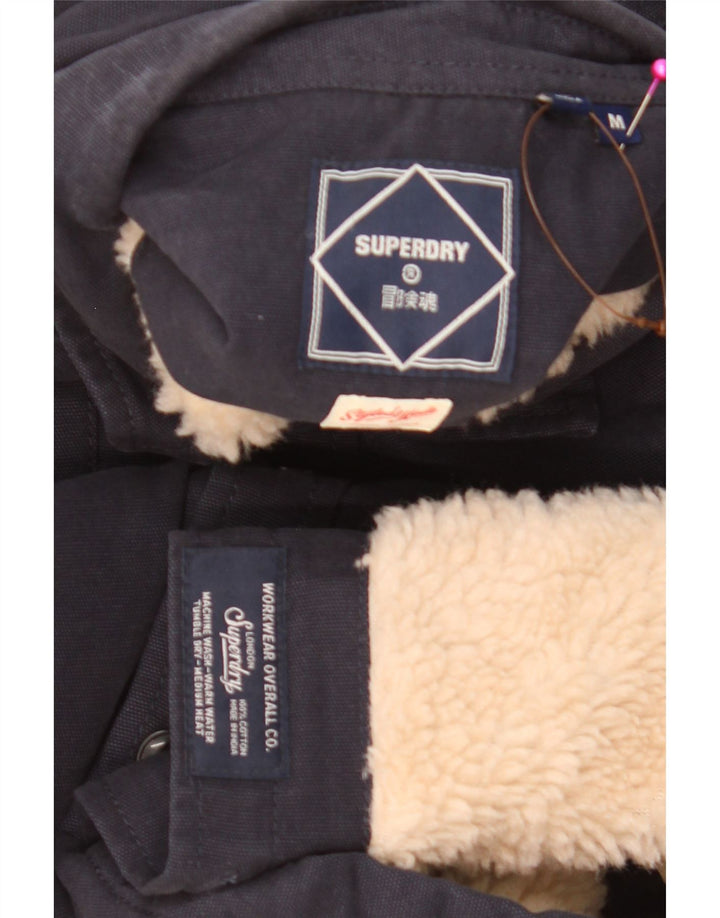 Ανδρικό πουκάμισο Sherpa Ξυλοκόπος Superdry, Βαμβακερό μεσαίο ναυτικό