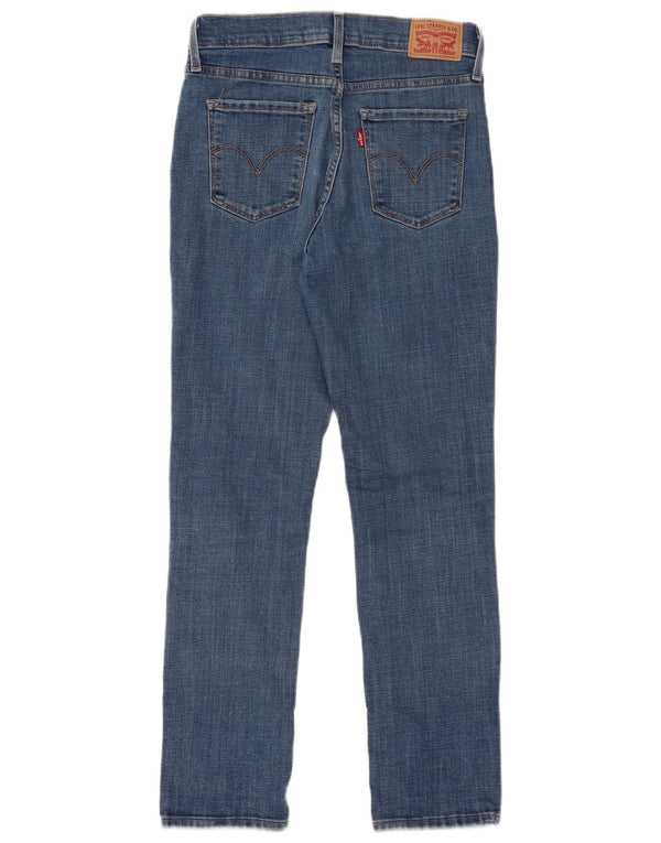 Levi's Womens 312 Shaping Slim Jeans W27 L28 Blue Cotton