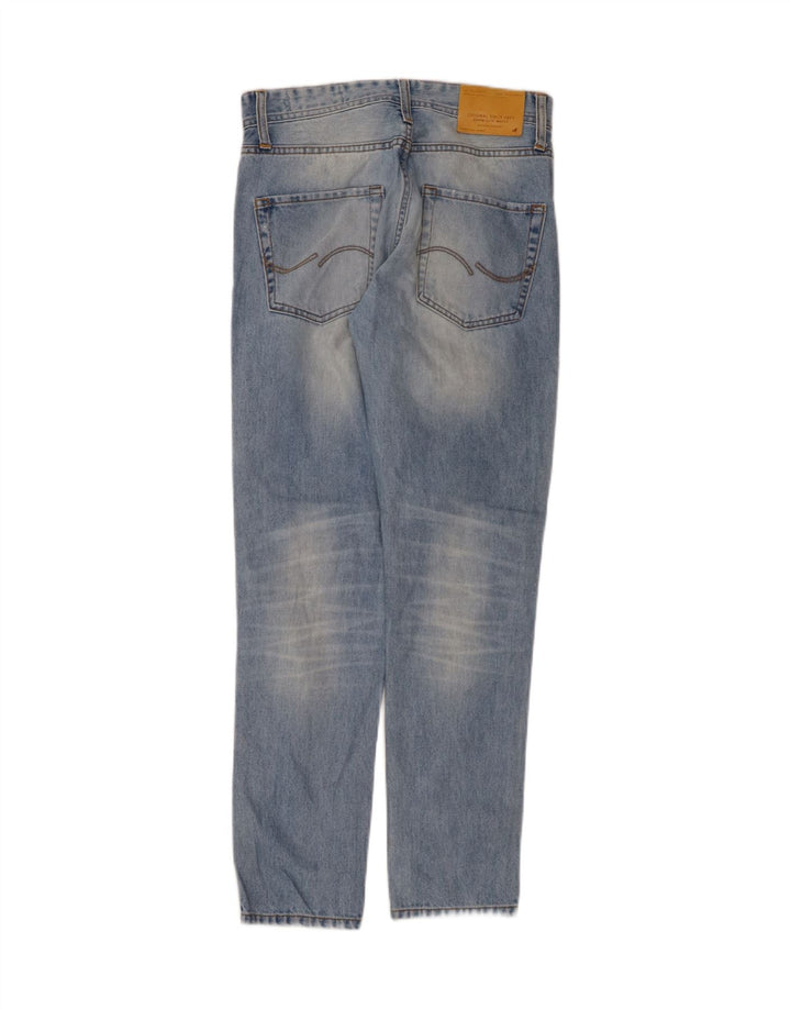 JACK & JONES Mens Straight Jeans W30 L32 Blue Cotton Vintage Jack & Jones and Second-Hand Jack & Jones from Messina Hembry 