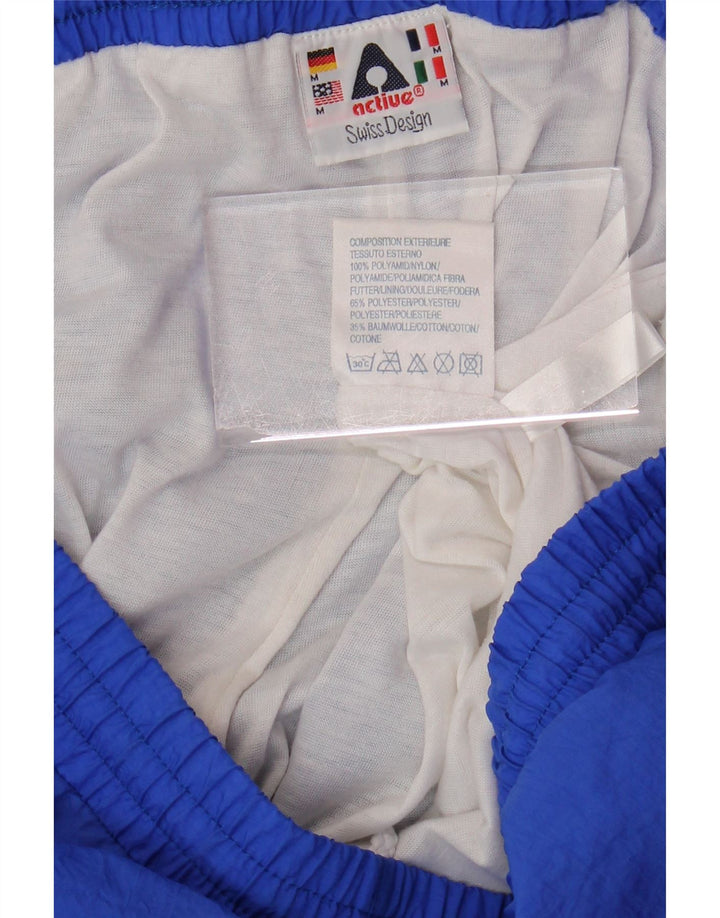 ACTIVE γυναικεία αθλητική φόρμα παντελόνι Joggers UK 14 Medium Blue Polyamide