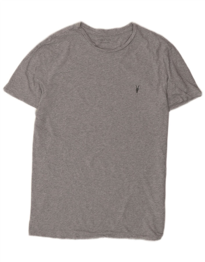Ανδρικό T-Shirt All Saints Top Μικρό Γκρι Βαμβακερό