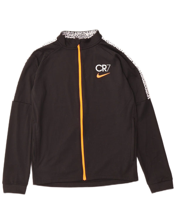 Μπουφάν γυμναστικής NIKE Boys Cristiano Ronaldo Top Jacket 12-13 Years Large Black