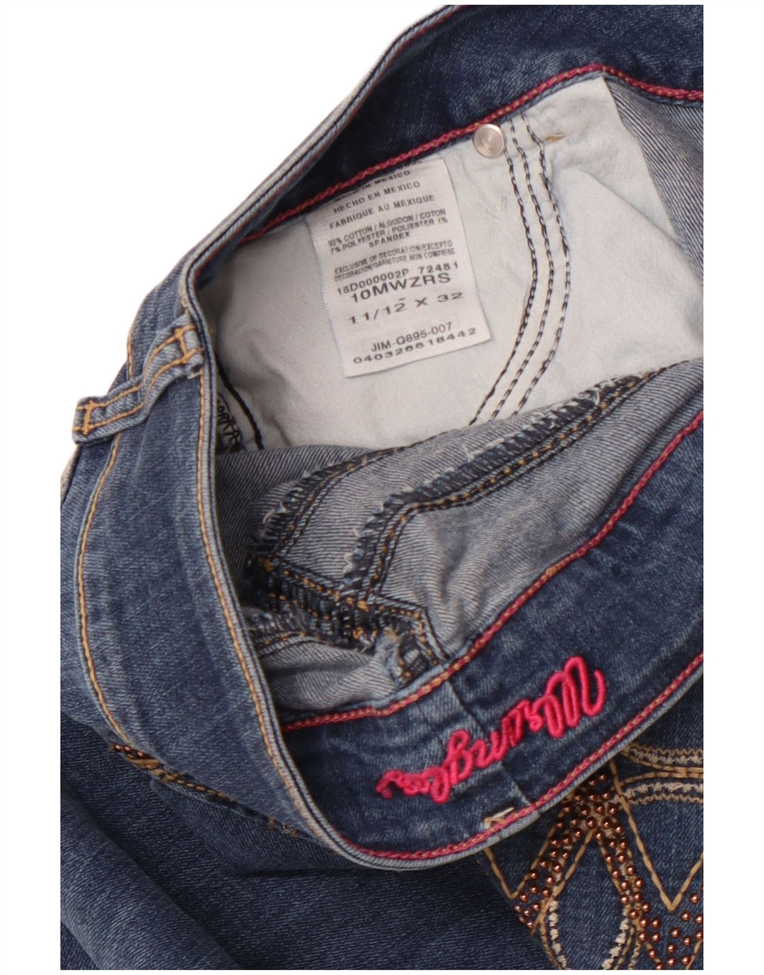 WRANGLER Γυναικείο τζιν μποτάκι US 11/12 μεγάλο W32 L32 Μπλε βαμβακερό