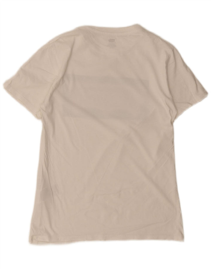 Ανδρικό γραφικό T-Shirt Levi's Top Μικρό λευκό βαμβακερό