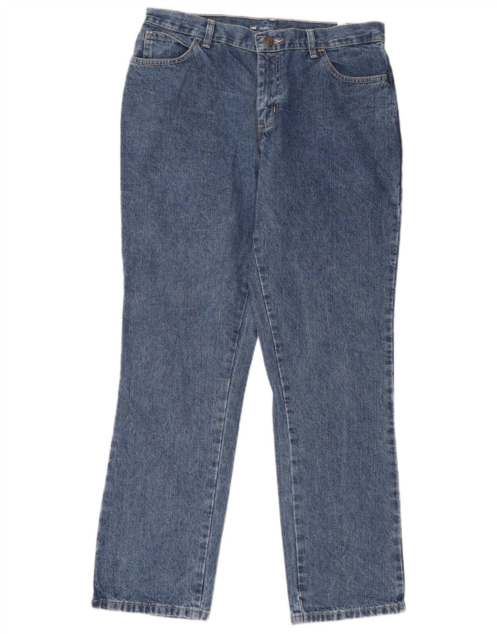 Γυναικείο τζιν ίσιο LEE Relaxed Fit W32 L31 Μπλε βαμβακερό