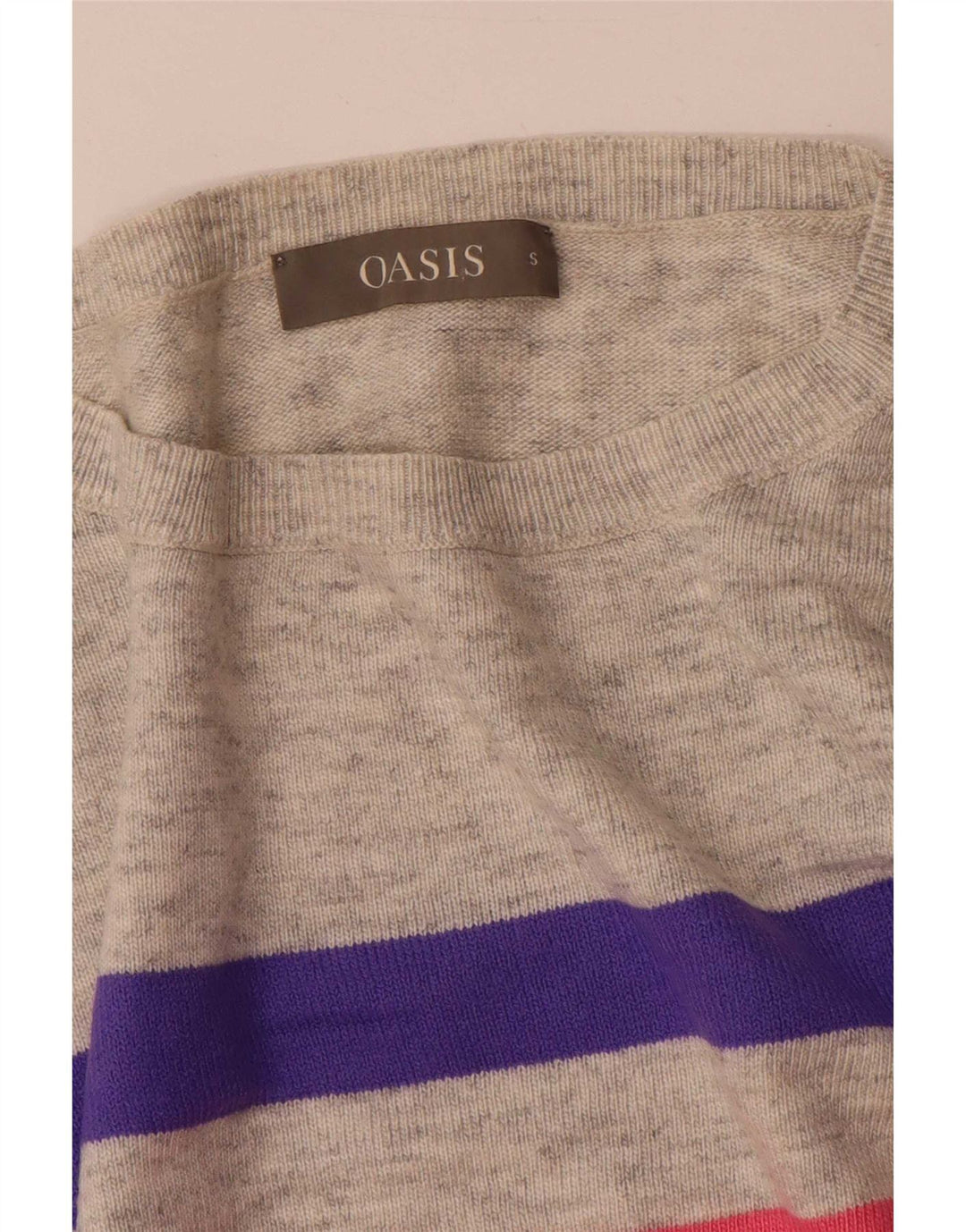 Γυναικείο πουλόβερ Oasis Boat Neck Jumper UK 10 Small πολύχρωμο ριγέ