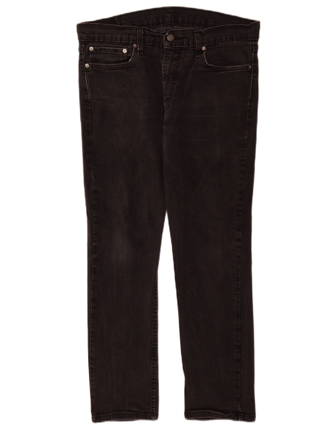 Levi's Mens 511 Slim Jeans W36 L30 Μαύρο βαμβακερό