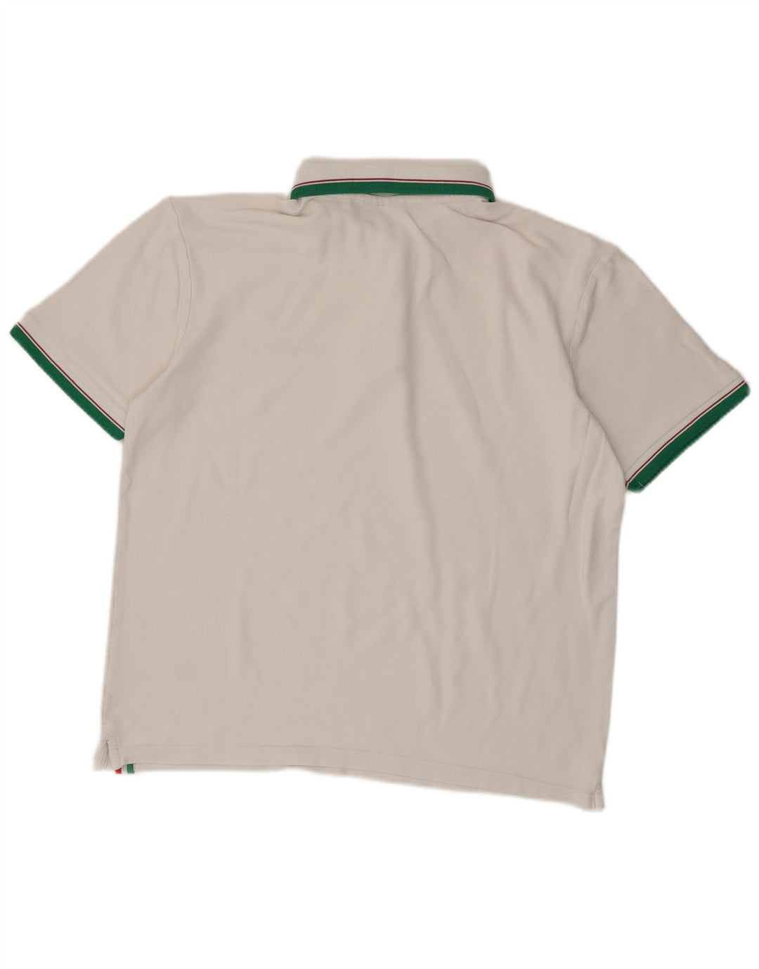 Lotto Ανδρικό πουκάμισο Polo μεγάλο λευκό βαμβακερό