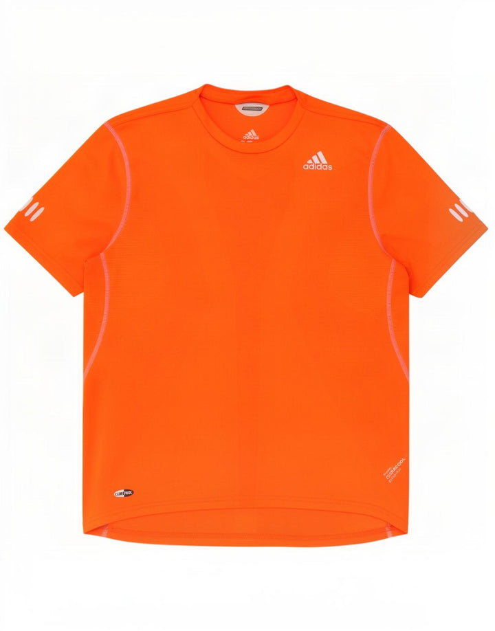 Ανδρικό T-Shirt Adidas Climacool Τοπ μεσαίο πορτοκαλί πολυεστέρας