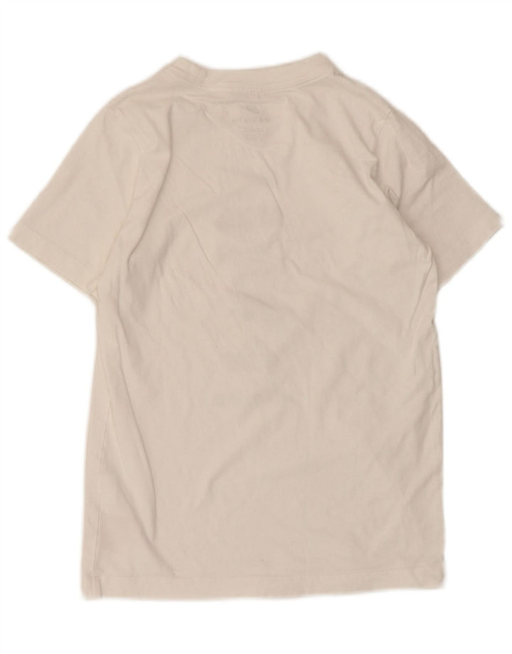 Μπλουζάκι Nike Boys Graphic T-shirt 10-11 ετών, μεσαίο λευκό βαμβακερό