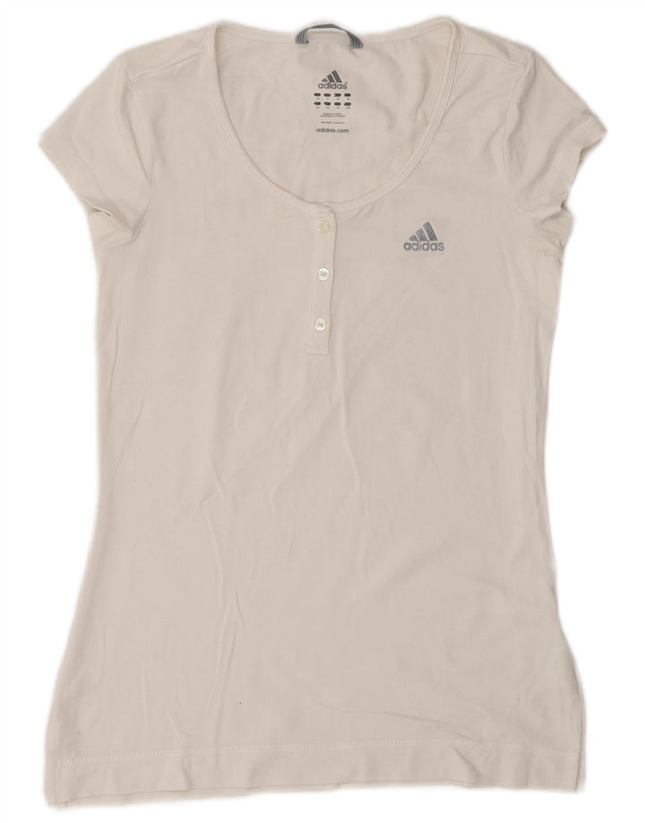 Adidas Γυναικείο T-Shirt Top UK 10 Small White