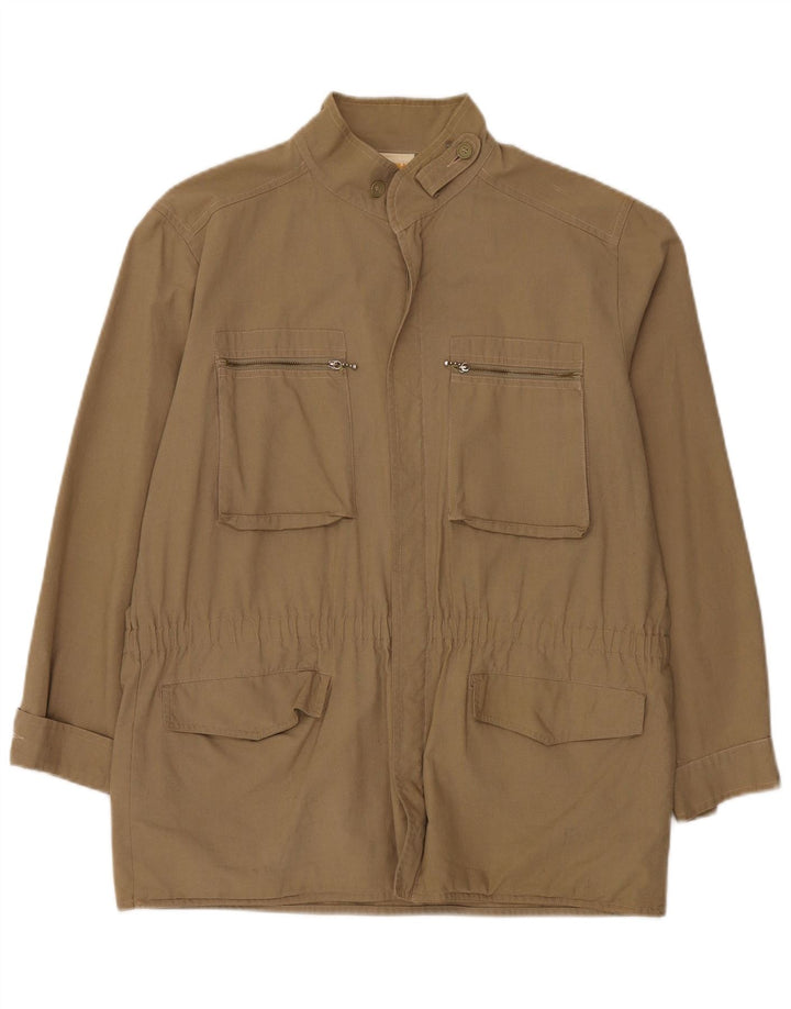 Vintage Ανδρικό Utility Μπουφάν EU 48 Medium Khaki Cotton