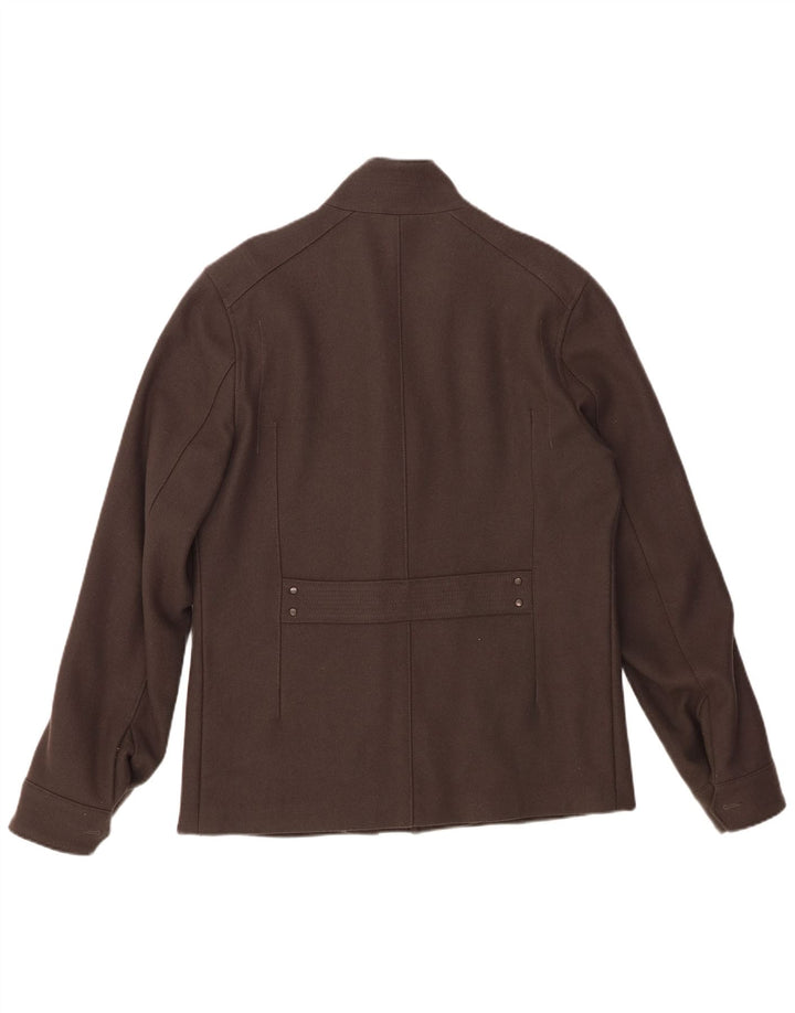 Ανδρικό μπουφάν REISS Windbreaker UK 40 μεγάλο γκρι παρθένο μαλλί