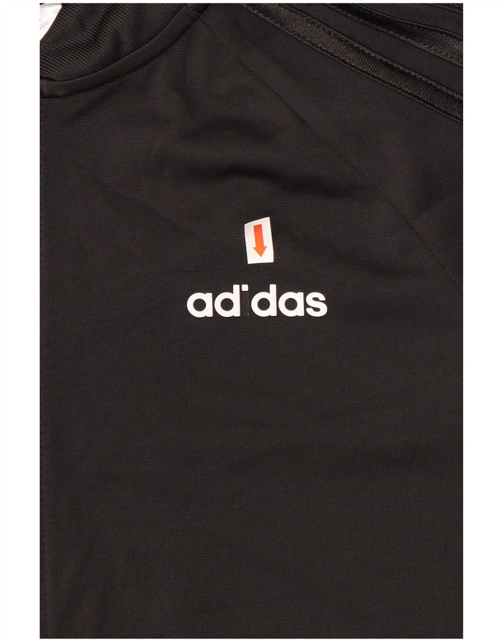 Γυναικεία αθλητική φόρμα Adidas Top Jacket UK 8/10 Small Black Polyester
