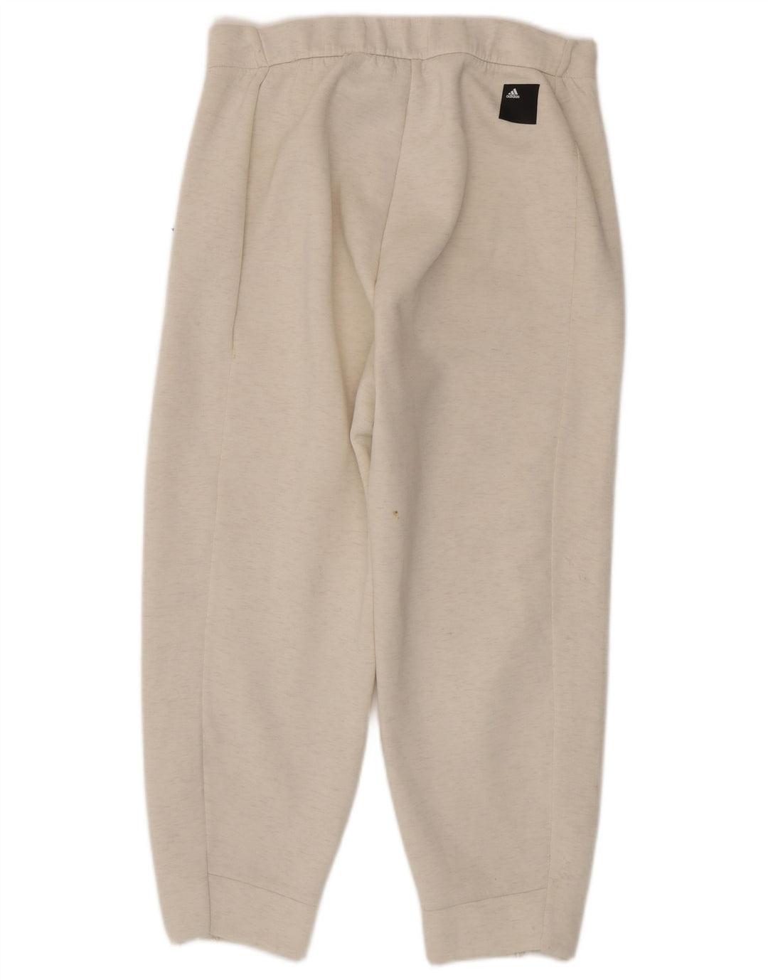 Adidas Γυναικεία φόρμα παντελόνι UK 12/14 Μεσαίο λευκό βαμβακερό