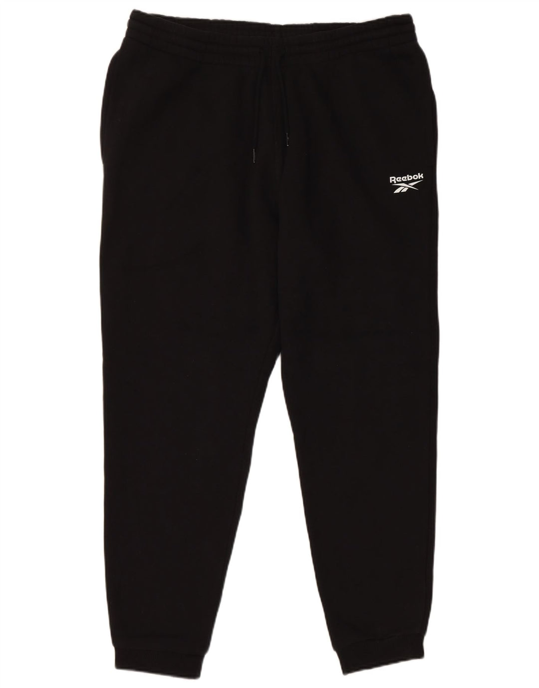 Ανδρική φόρμα Reebok Παντελόνι Joggers Μικρό μαύρο βαμβακερό