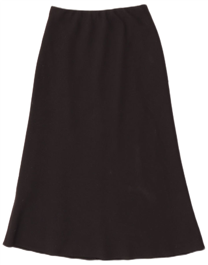 Marks & Spencer Γυναικεία Maxi Φούστα UK 10 Small W26 Black Polyester