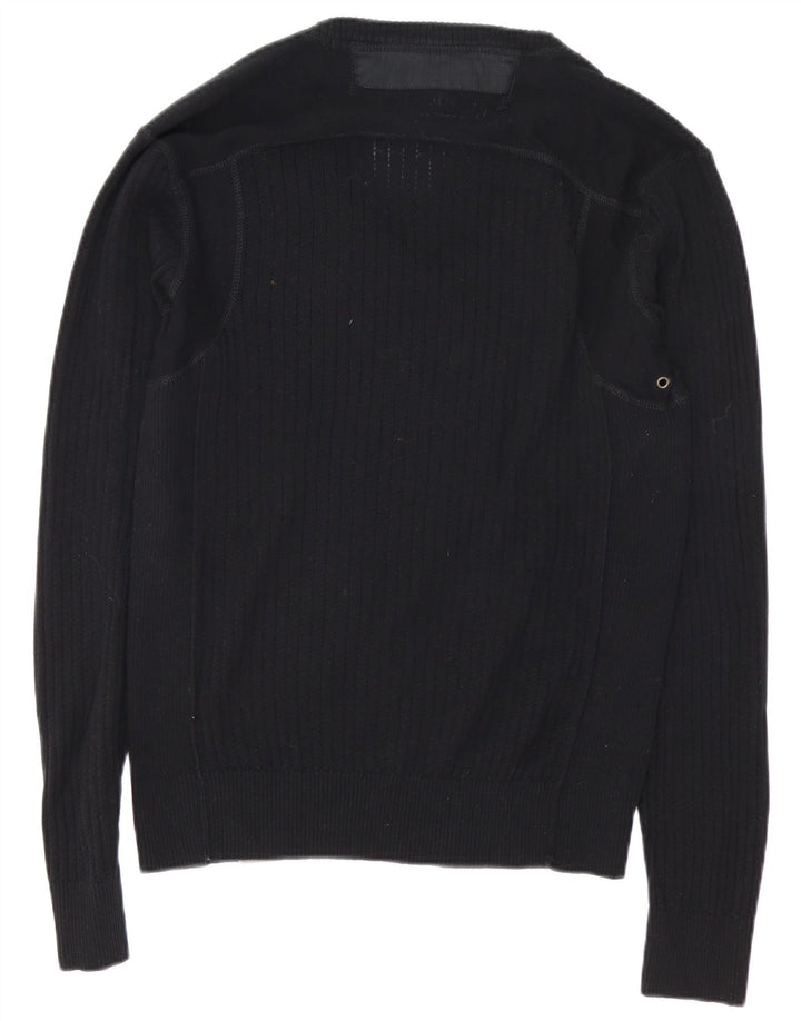 Ανδρικό πουλόβερ G-Star 3301 V-Neck, μαύρο βαμβακερό