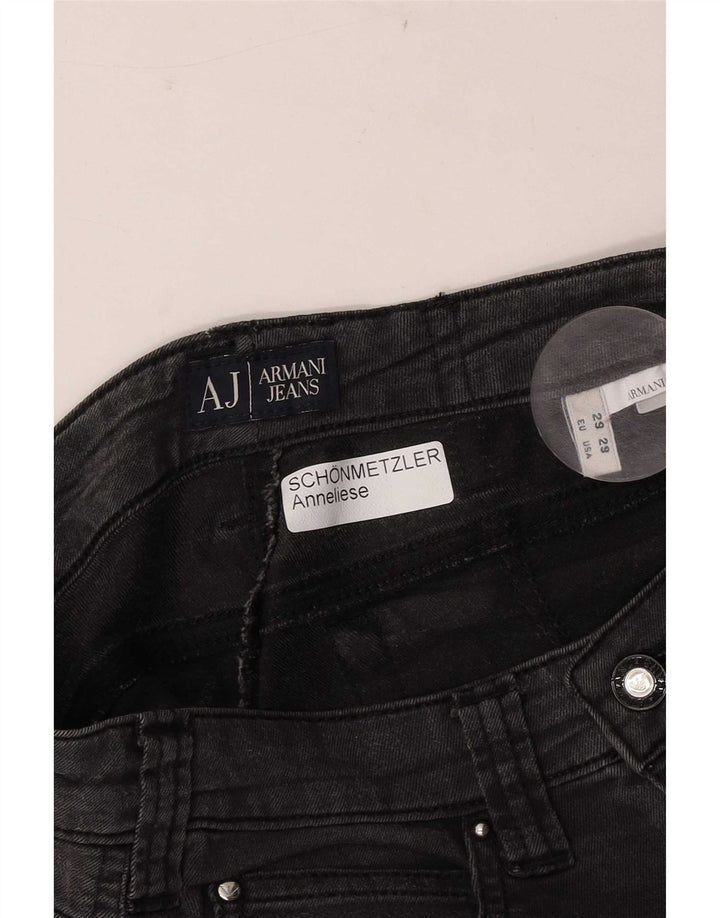 Armani Γυναικείο Slim Jeans W29 L29 Μαύρο