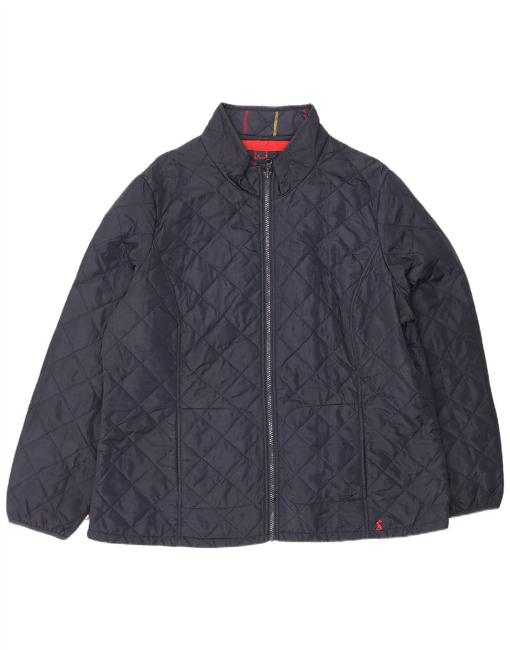 Joules Γυναικείο Καπιτονέ μπουφάν UK 18 XL Navy Blue Polyester