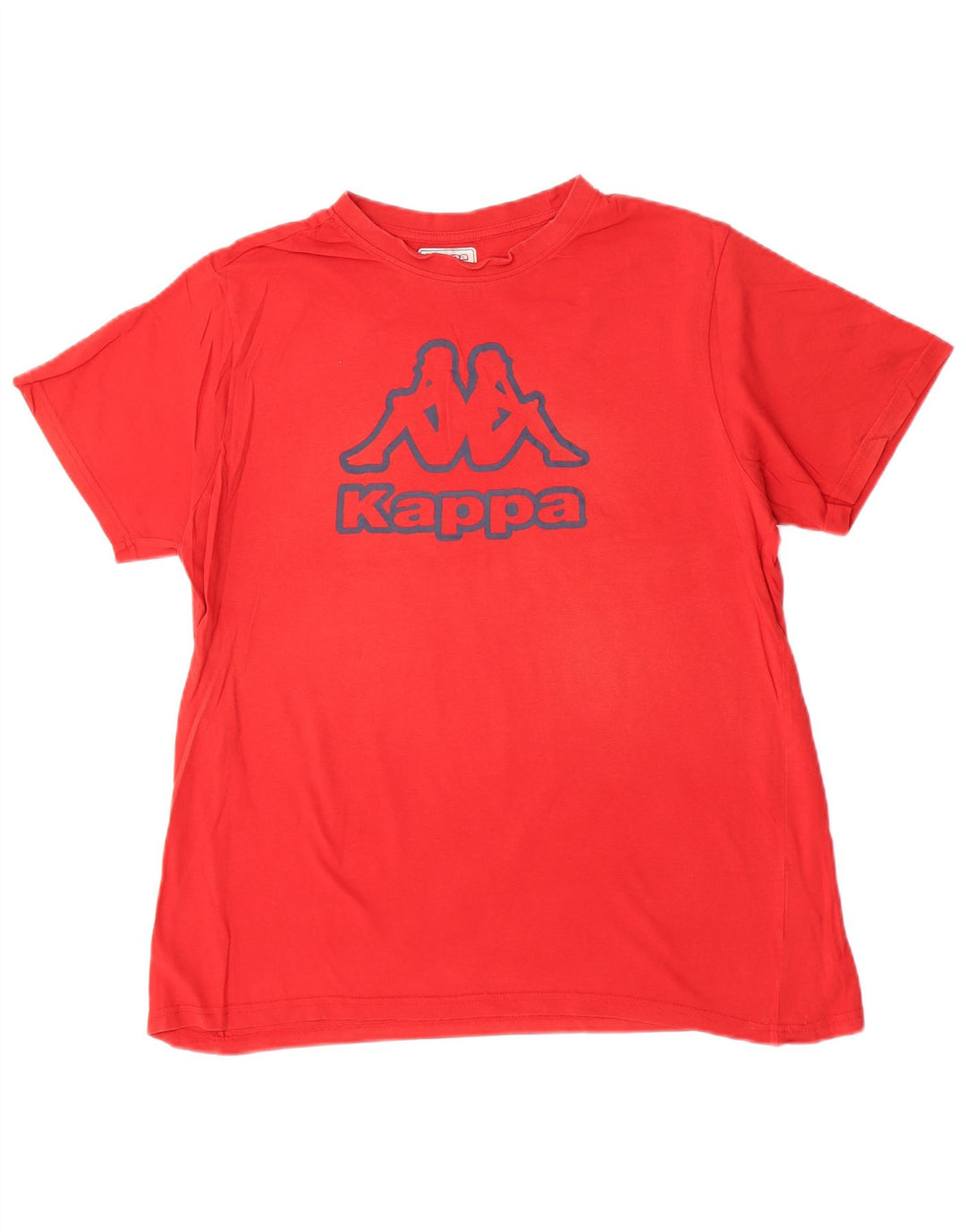 Ανδρικό γραφικό T-Shirt Kappa Top μεγάλο κόκκινο βαμβακερό