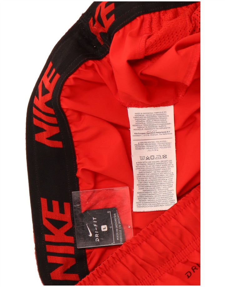 Ανδρικό αθλητικό σορτς Nike μεγάλο κόκκινο πολυεστερικό αθλητικό
