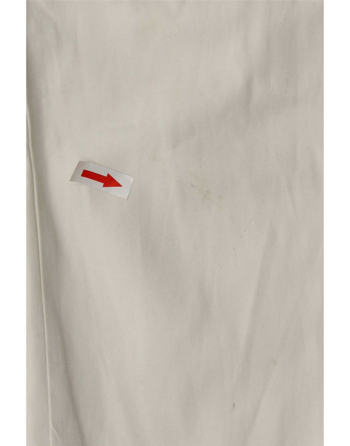 Marks & Spencer Γυναικείο Slim παντελόνι Chino UK 12 Medium W32 L30 White