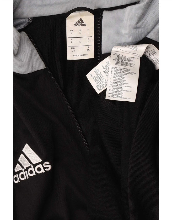 Ανδρική φόρμα Adidas Top Jacket Large Black Colorblock Polyester