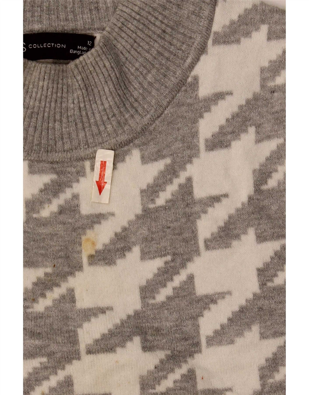 Marks & Spencer γυναικείο πουλόβερ με λαιμό χελώνα UK 12 Medium Grey