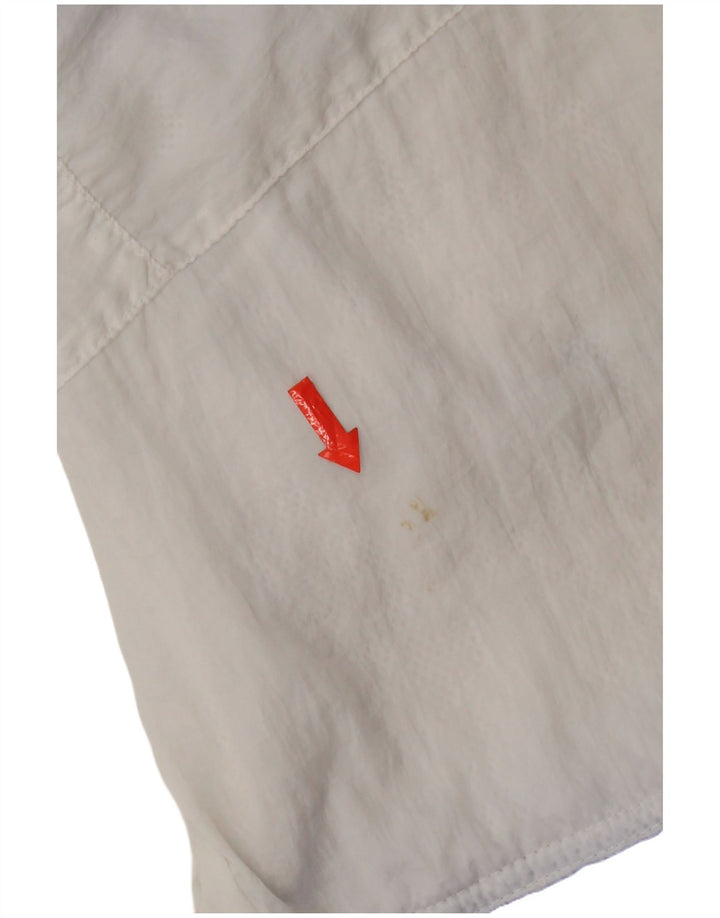 Vintage γυναικεία αθλητική φόρμα Top Jacket UK 14 Medium White Colourblock