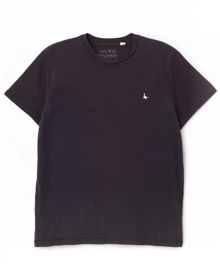Jack Wills Ανδρικό T-Shirt Top Small Navy Blue