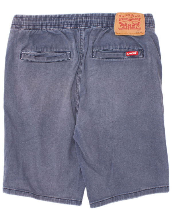 Levi's Boys Chino Short 10-11 Years Medium W30 Navy Blue Cotton