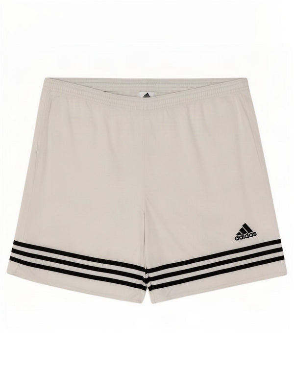 Ανδρικό σορτς Adidas Climalite Sport μεγάλο λευκό πολυεστέρα