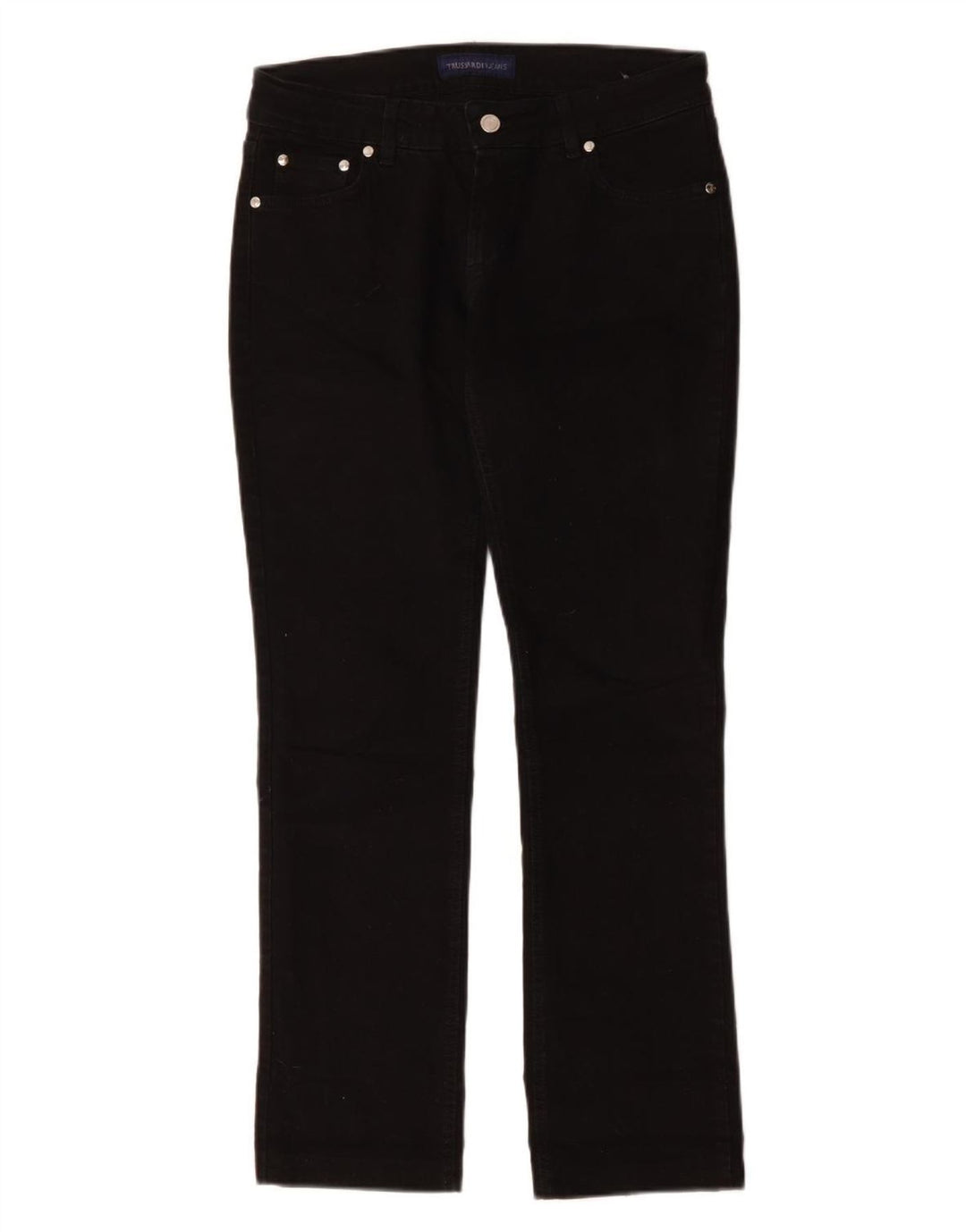 Trussardi Γυναικείο Slim Jeans W28 L28 Μαύρο βαμβακερό
