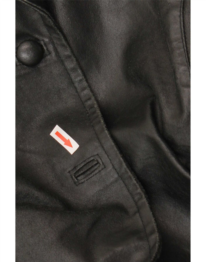 Γυναικείο Δερμάτινο Μπουφάν Bayside UK 10 Small Black