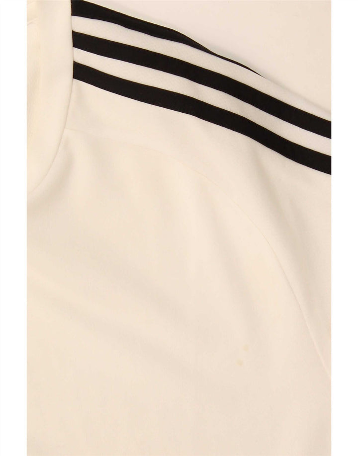 Adidas Ανδρικό T-Shirt Climalite Top Large White Polyester