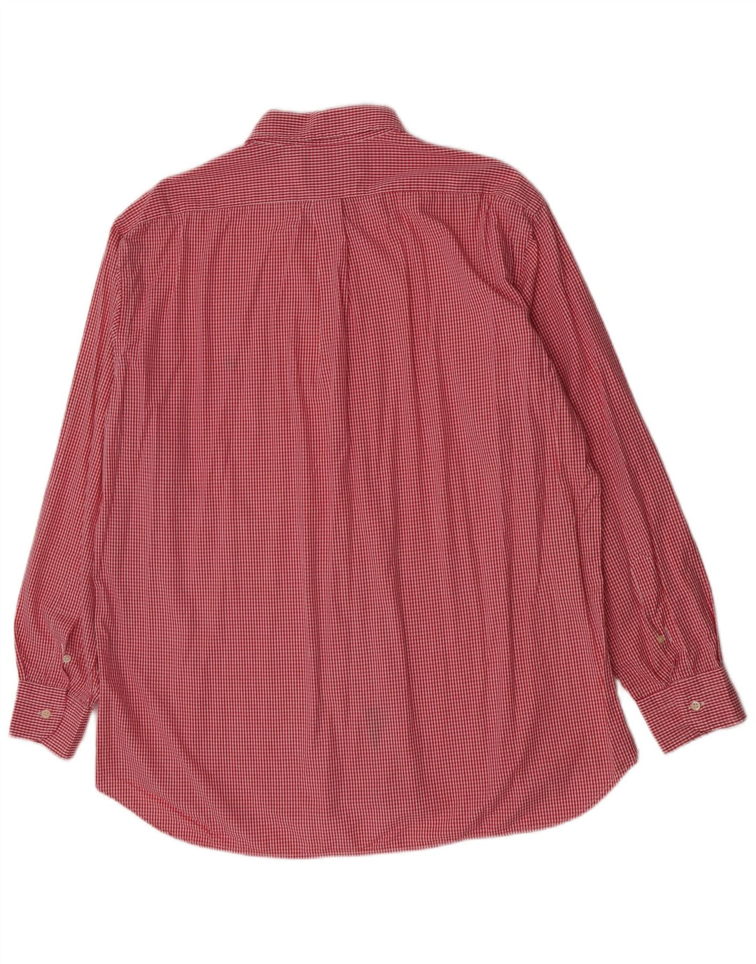 Ανδρικό πουκάμισο Brooksfield 43 XL Κόκκινο βαμβακερό Gingham