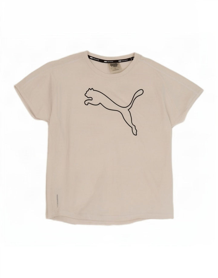 Γυναικείο γραφικό T-Shirt Puma Top UK 16 Large White Polyester