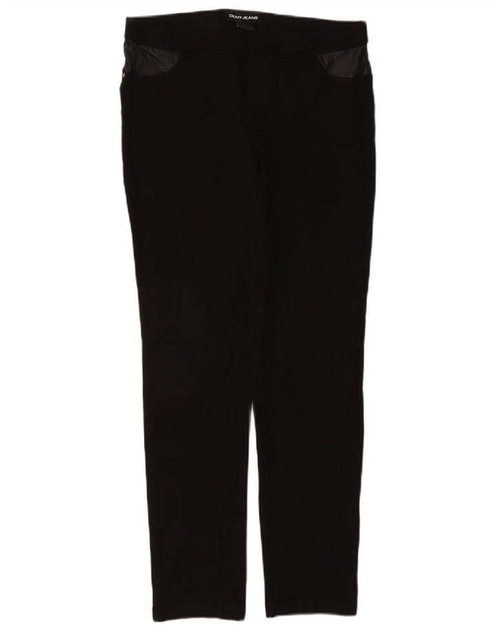 Dkny Γυναικείο Slim Casual Παντελόνι Medium W30 L27 Μαύρο βισκόζη