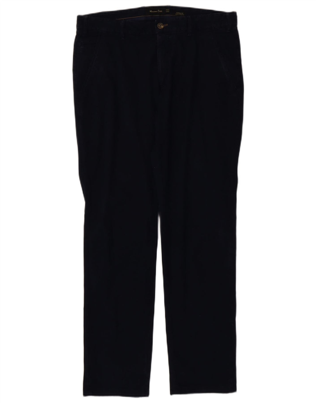 MASSIMO DUTTI Ανδρικό παντελόνι Chino σε καθημερινή εφαρμογή EU 42 Large W32 L32 Navy Blue