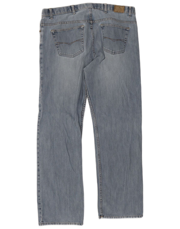 Marks & Spencer Ανδρικό Τζιν Μπλε Harbor Straight W38 L31 Βαμβακερό