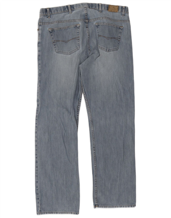 Marks & Spencer Ανδρικό Τζιν Μπλε Harbor Straight W38 L31 Βαμβακερό