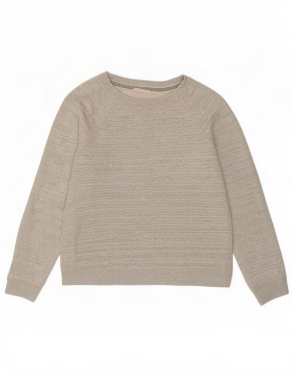 Γυναικείο φούτερ Fat Face Jumper UK 16 Large γκρι βαμβακερό