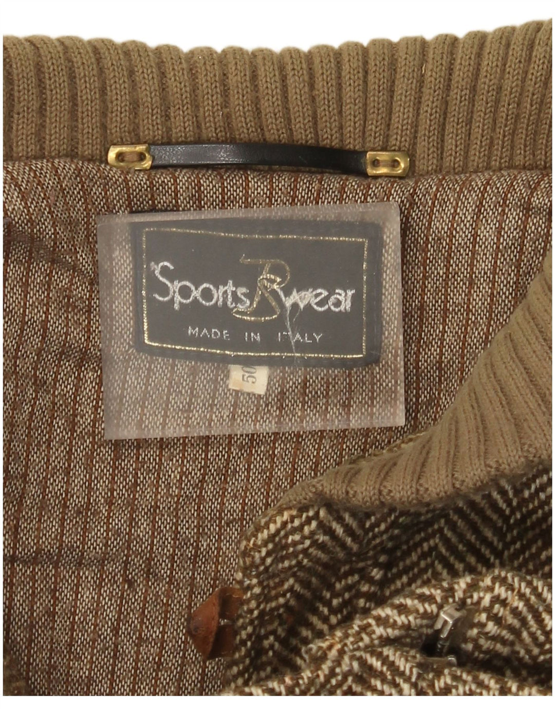 Radici Ανδρικό πλεκτό Bomber Jacket IT 50 Large Khaki Ψαροκόκκαλο