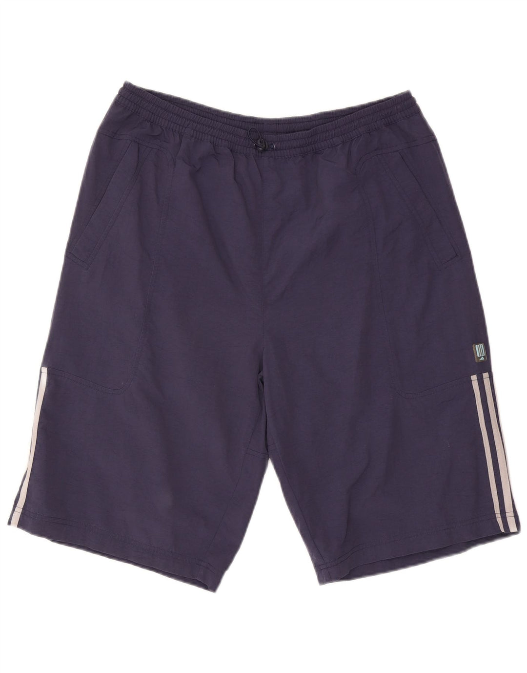 Ανδρικό αθλητικό σορτς ADIDAS μεγάλο μπλε ναυτικό πολυεστέρα