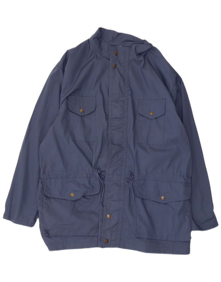 Vintage Ανδρικό Utility Μπουφάν IT 52 XL Blue Polyester