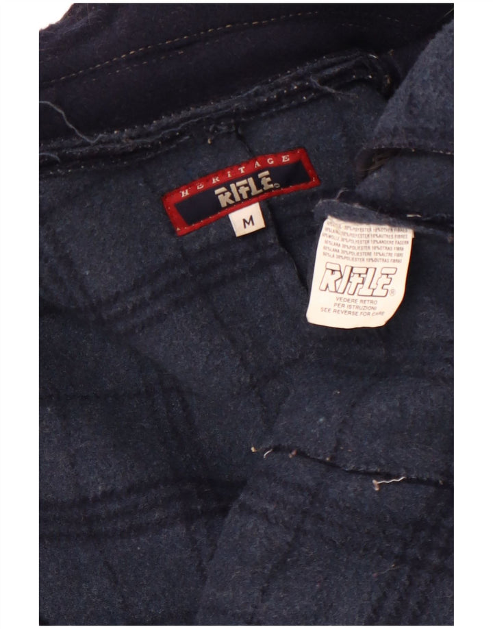 RIFLE Γυναικείο Military Double Breasted Blazer Jacket UK 14 Medium Navy Blue