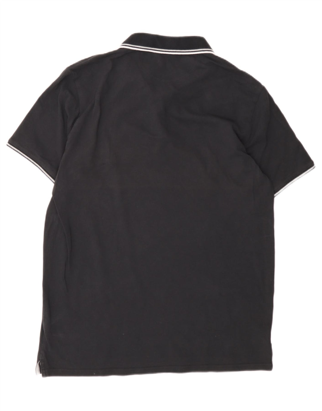 CHAMPION Mens Polo Shirt XL Black Cotton Vintage Champion and Second-Hand Champion from Messina Hembry 