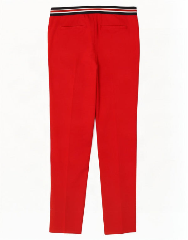 Zara Γυναικείο Slim παντελόνι Chino Medium W28 L27 Κόκκινο βαμβακερό