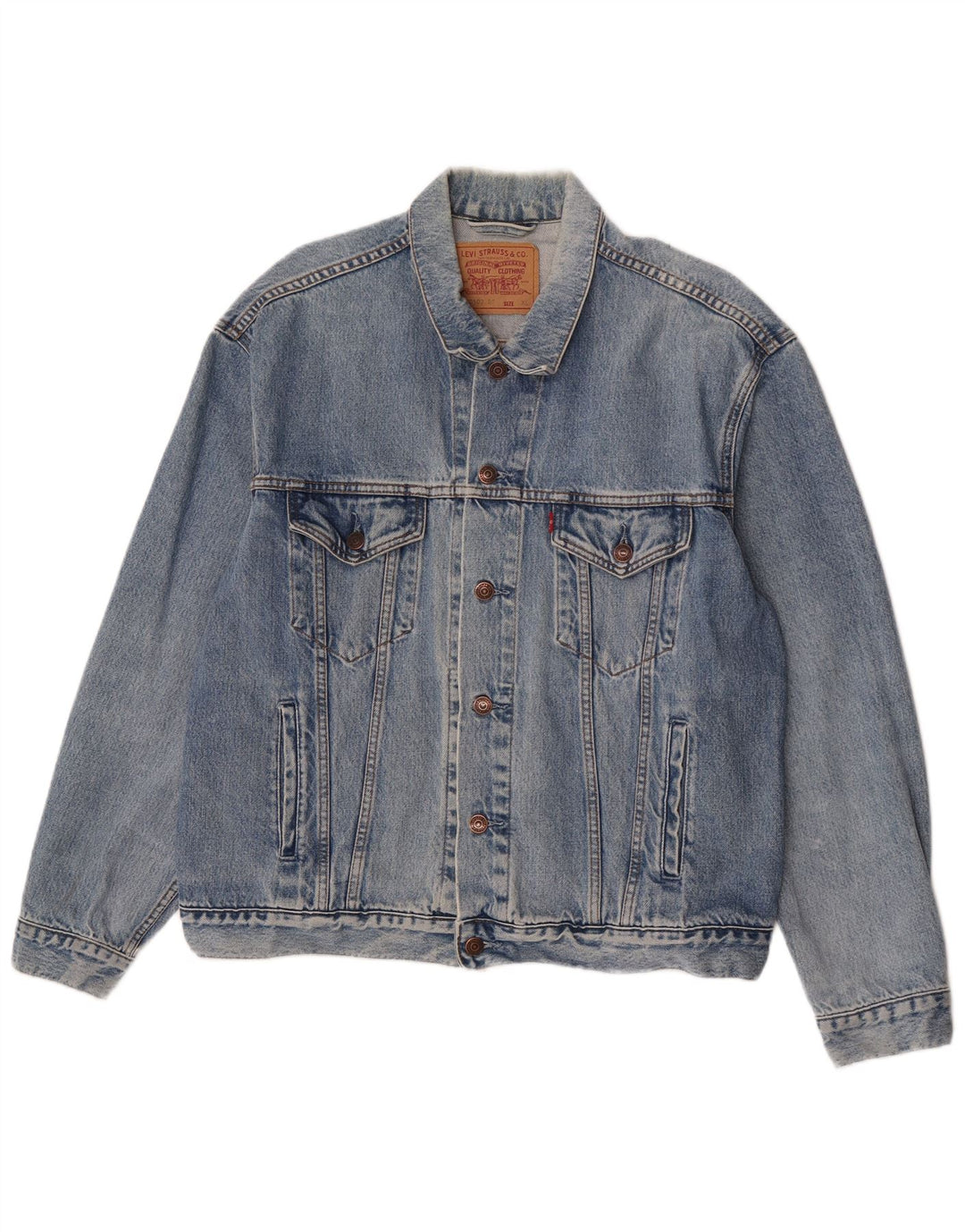 Ανδρικό τζιν μπουφάν Levi's UK 42 XL Μπλε βαμβακερό